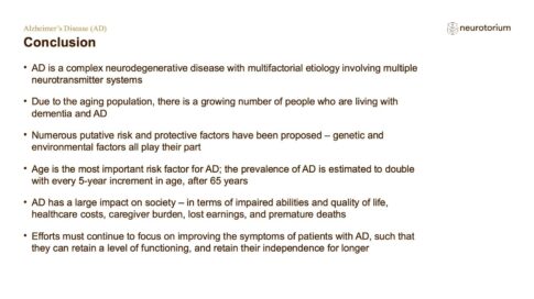 Alzheimers Disease – Diagnosis and Definitions – slide 11
